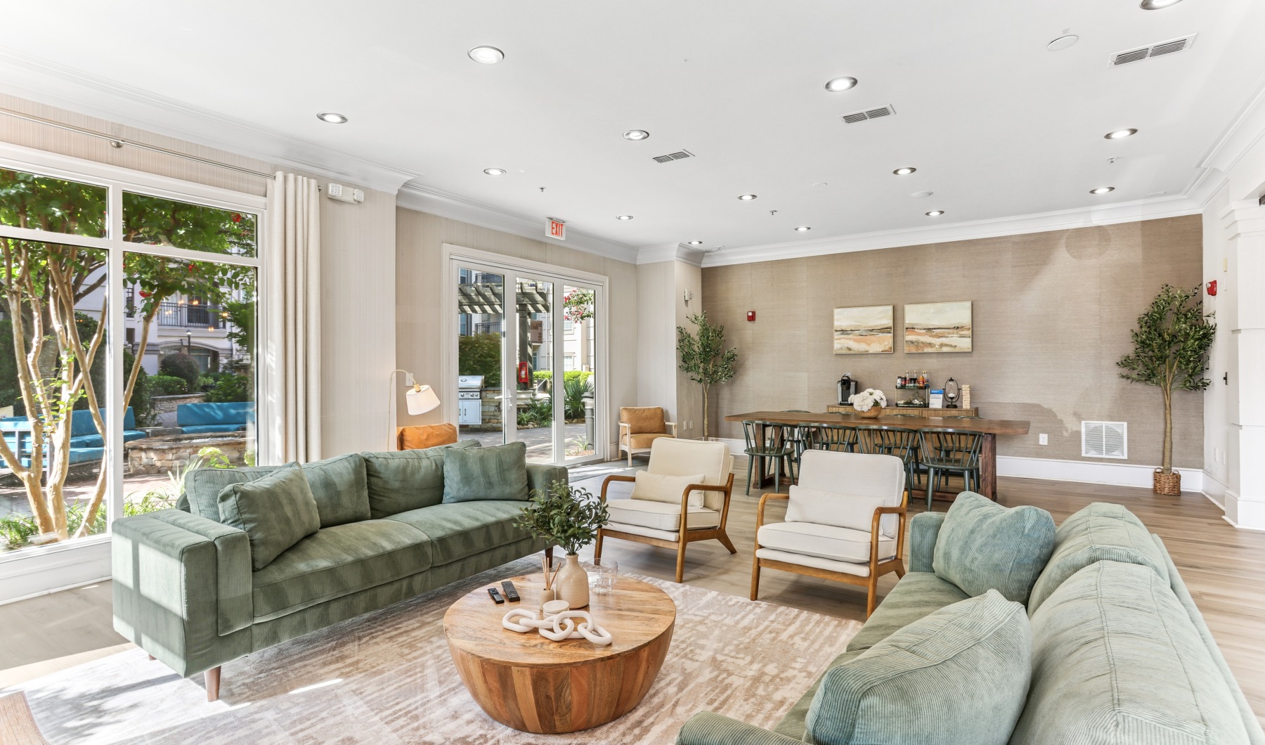 Resident lounge at Avana Uptown apartments in Atlanta, GA Resident lounge at Avana Uptown apartments in Atlanta, GA