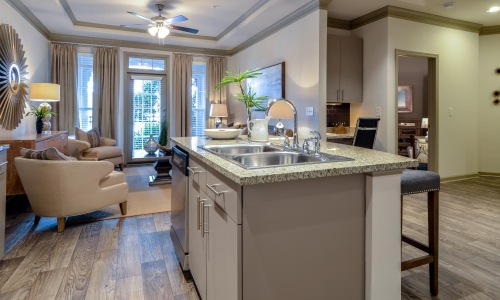 kitchen island with sink