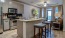 kitchen island with stools