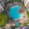 Ariel view of pool at Avana Uptown apartments in Atlanta, GA